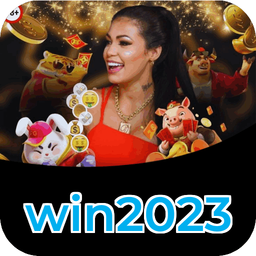 Interface do aplicativo win2023 mostrando jogos disponíveis no iOS e Android